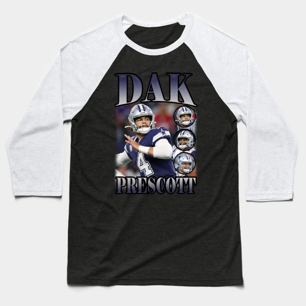 BOOTLEG DAK PRESCOTT VOL 3 Baseball T-Shirt by hackercyberattackactivity